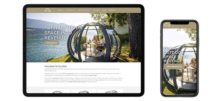 Allpod website