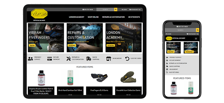 Vibram Academy London website